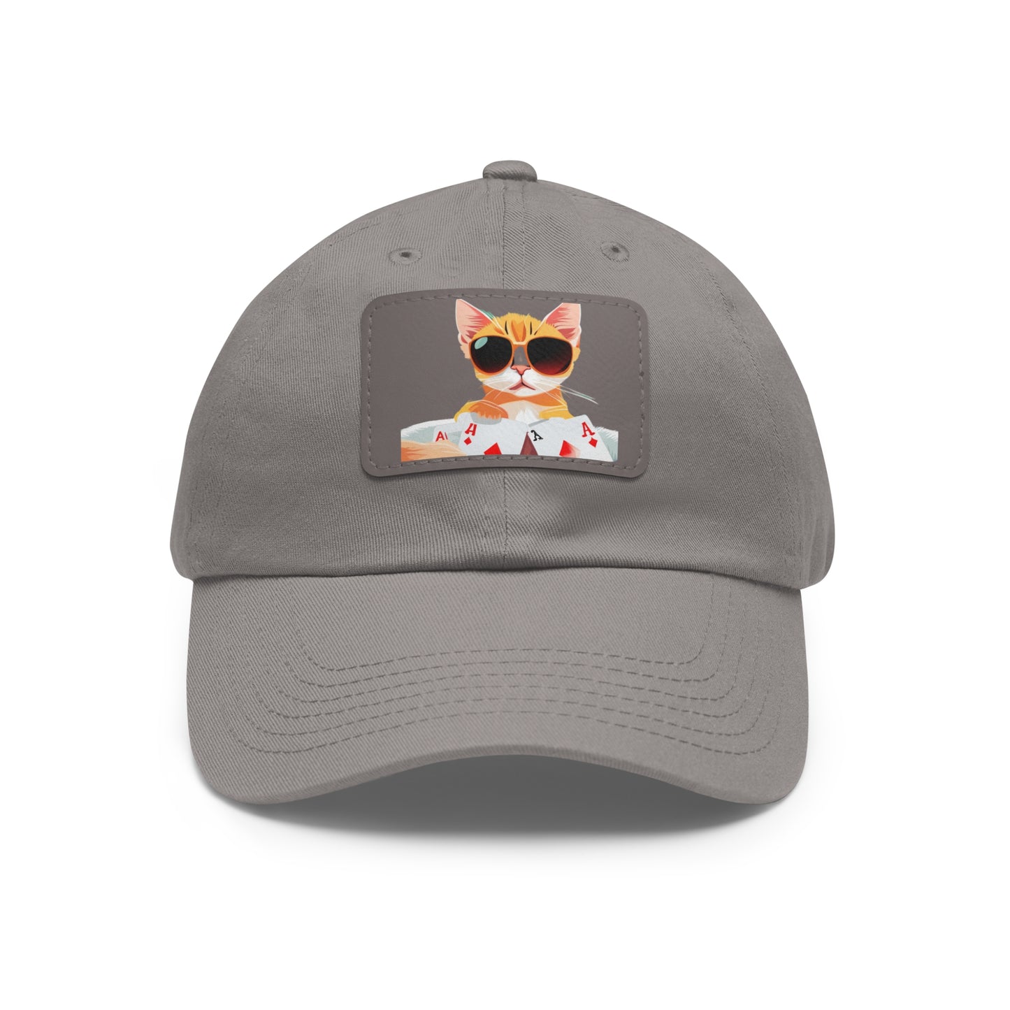 KOOL KAT Hat with Leather Patch (Rectangle)