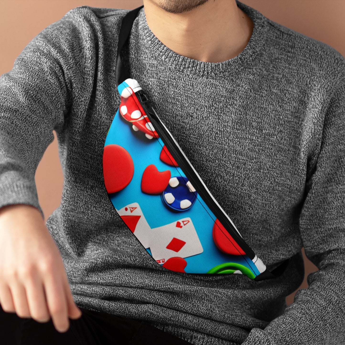 Aces and chips Fanny Pack