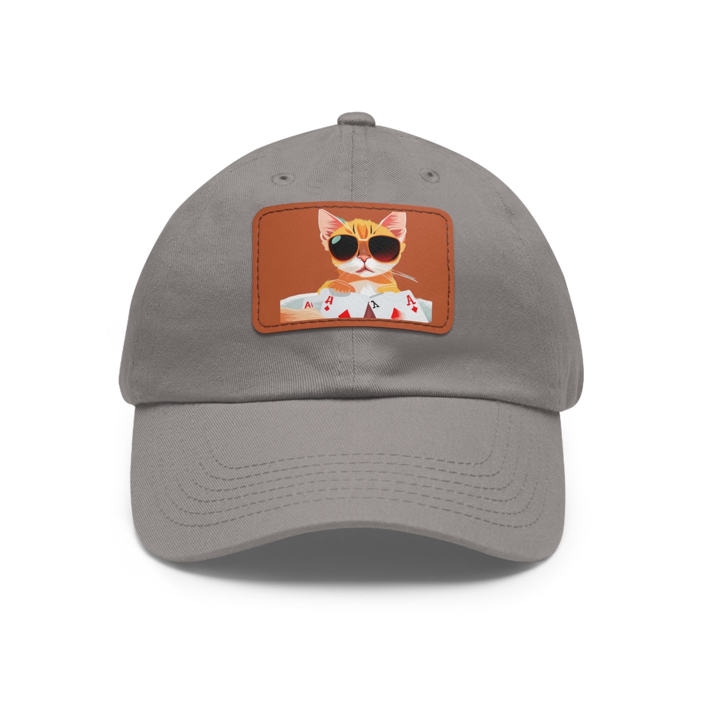 KOOL KAT Hat with Leather Patch (Rectangle)