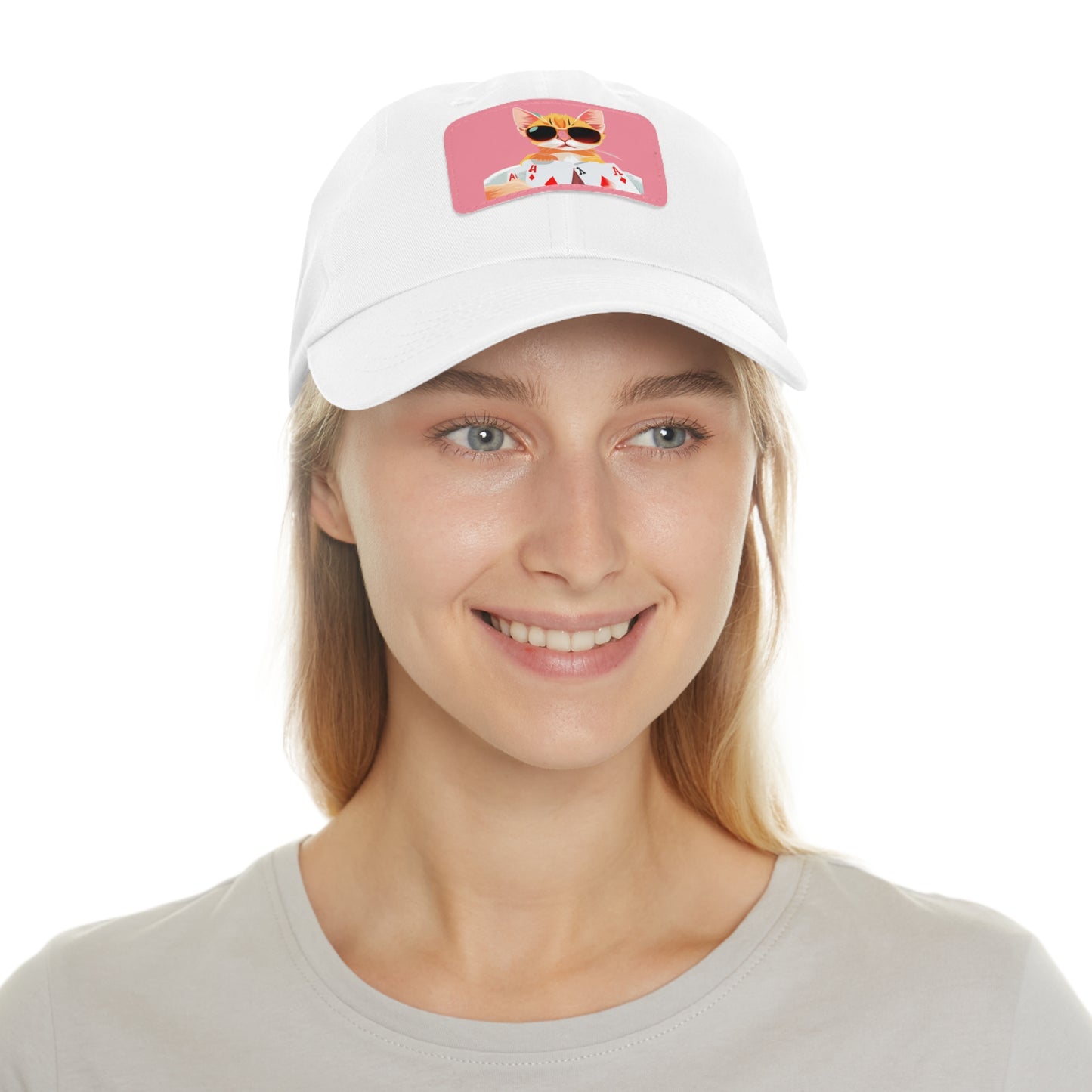 KOOL KAT Hat with Leather Patch (Rectangle)