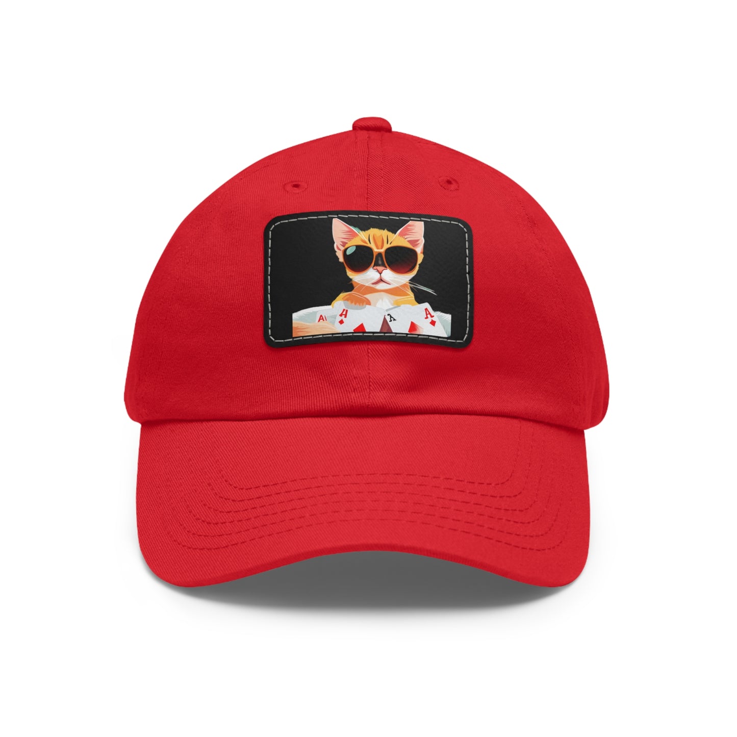 KOOL KAT Hat with Leather Patch (Rectangle)