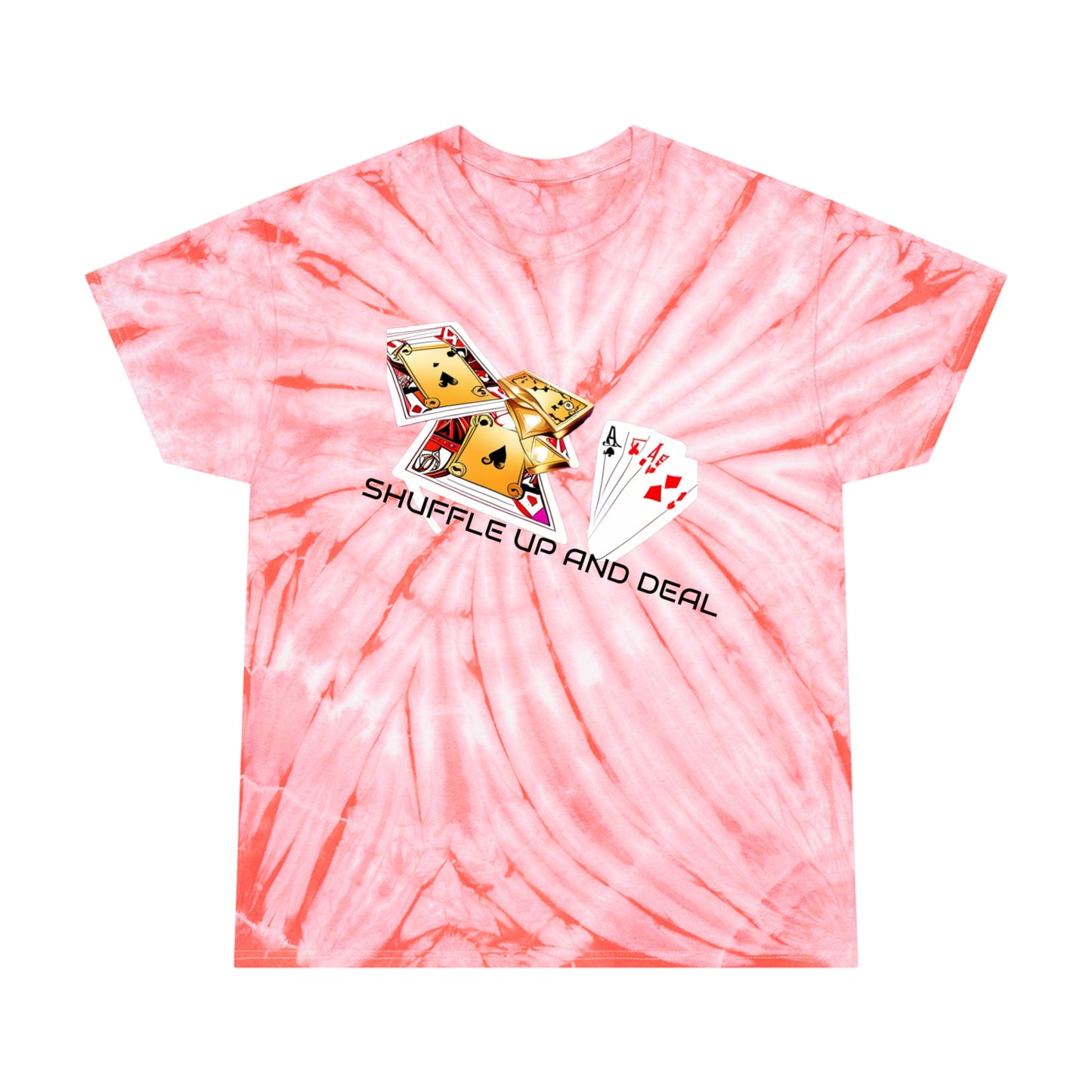 SHUFFLE UP AND DEAL Tie-Dye Tee, Cyclone