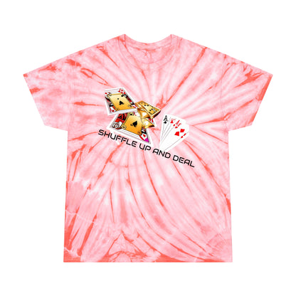 SHUFFLE UP AND DEAL Tie-Dye Tee, Cyclone