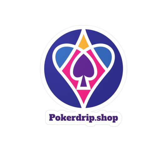 Pokerdrip logo Vinyl Decals sticker