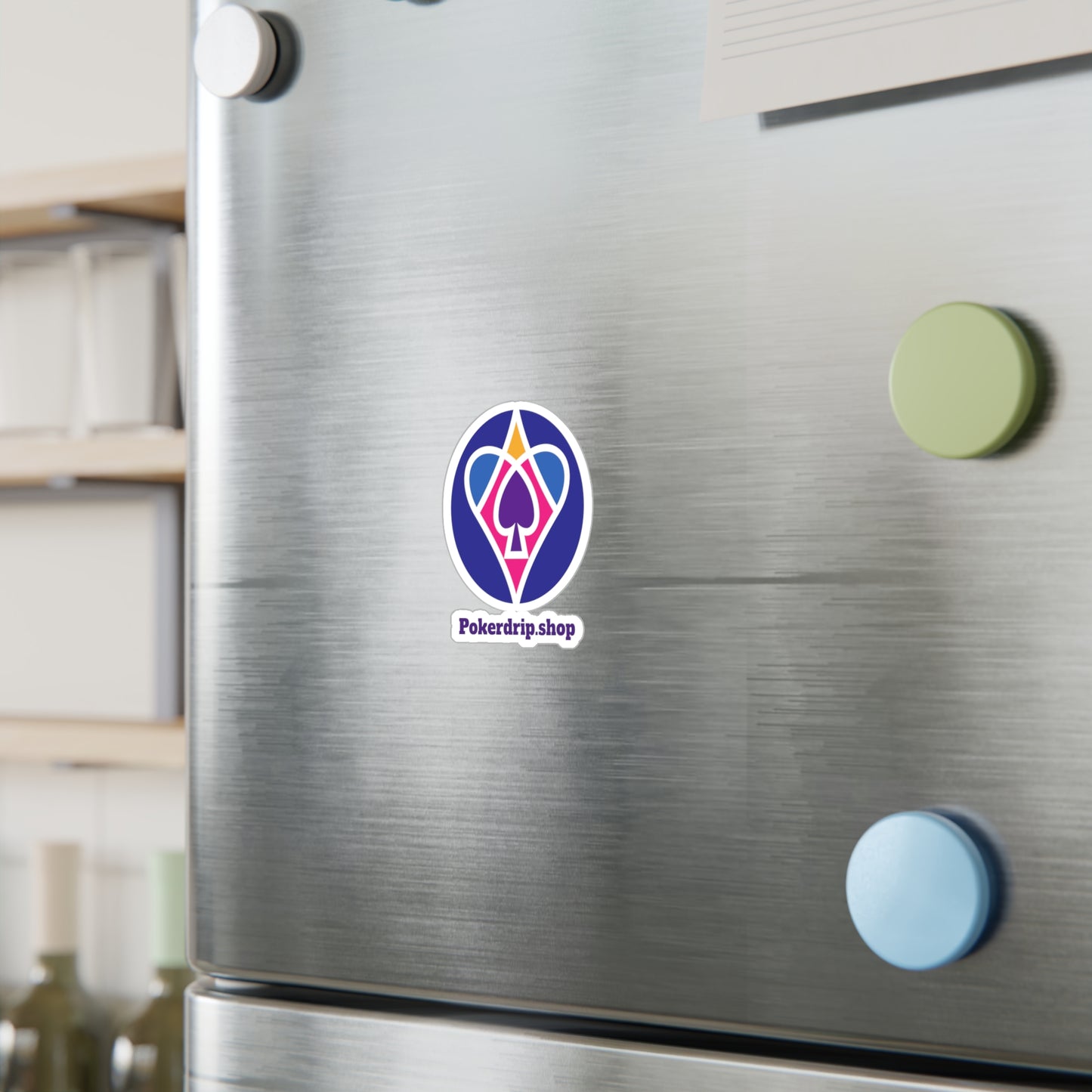 Pokerdrip logo Vinyl Decals sticker