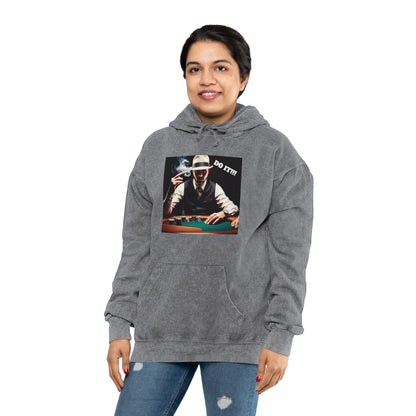 Gangster guy Mineral Wash Hoodie