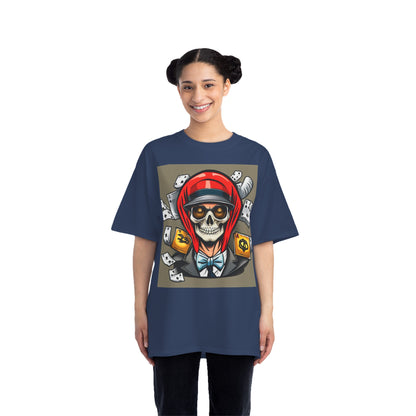 Halloween poker skull Beefy-T®  T-shirt