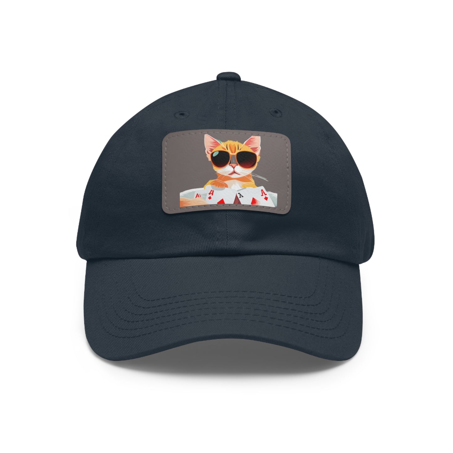 KOOL KAT Hat with Leather Patch (Rectangle)