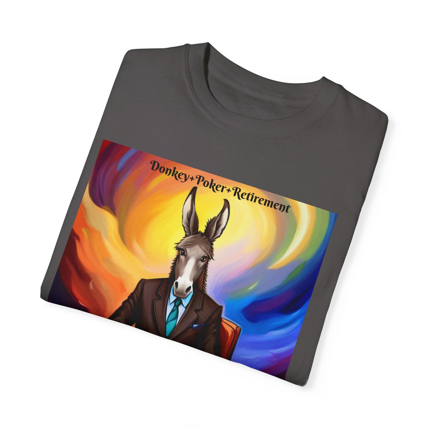 Donkey+Poker= Retirement" T-shirt