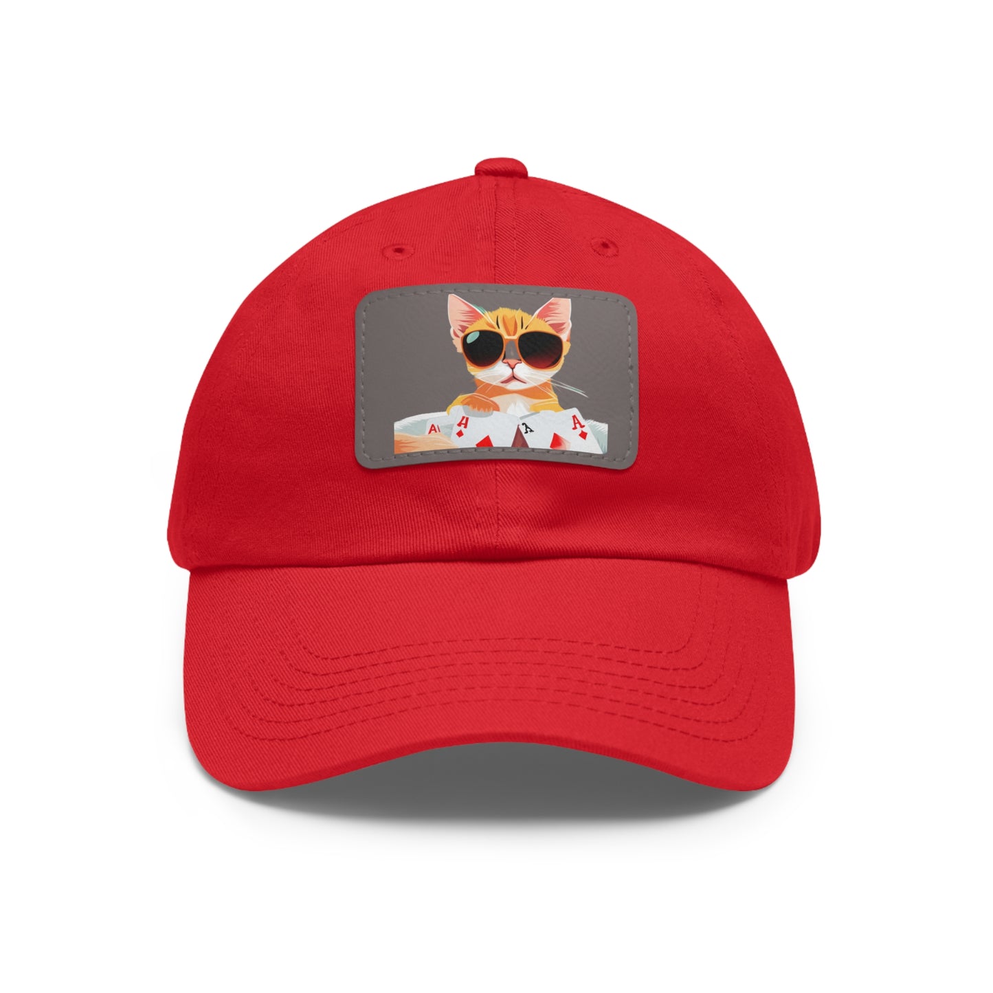 KOOL KAT Hat with Leather Patch (Rectangle)