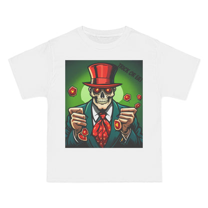 Poker Skeleton "Trick or Eat" Beefy-T® T-Shirt