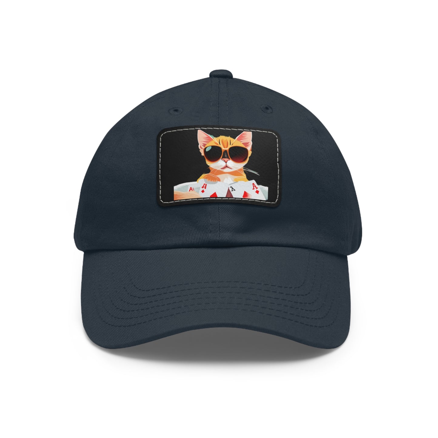 KOOL KAT Hat with Leather Patch (Rectangle)