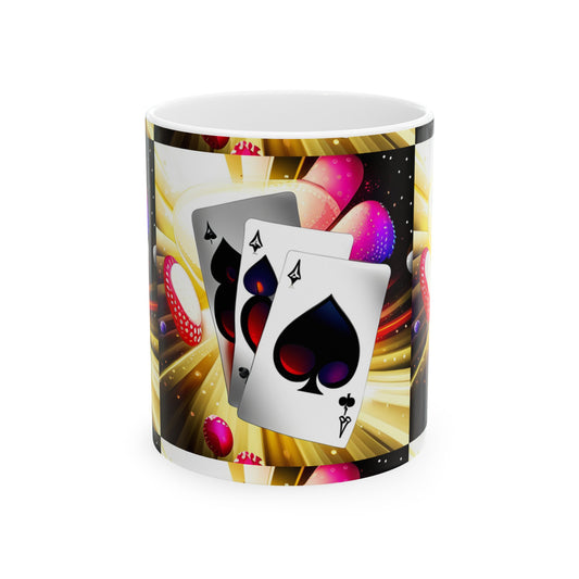 Poker theme Ceramic Mug 11oz