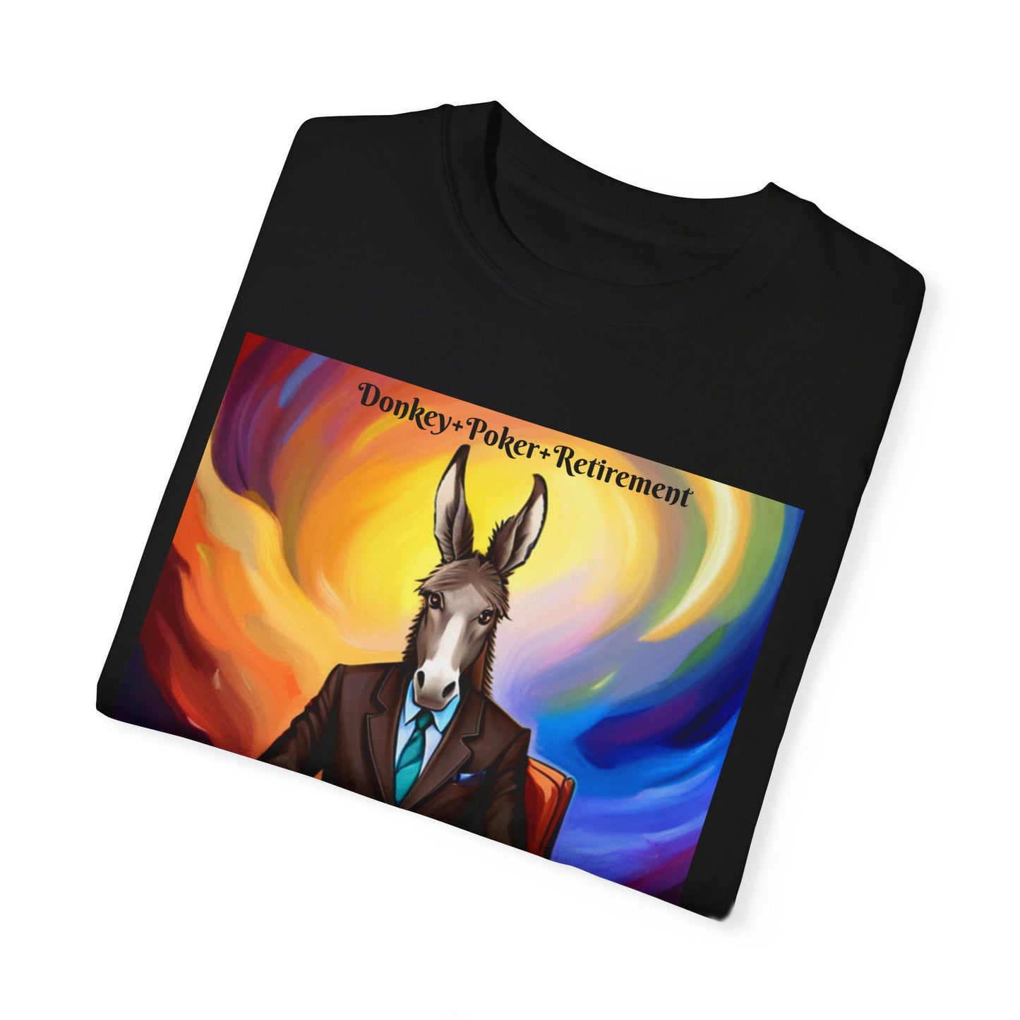 Donkey+Poker= Retirement" T-shirt