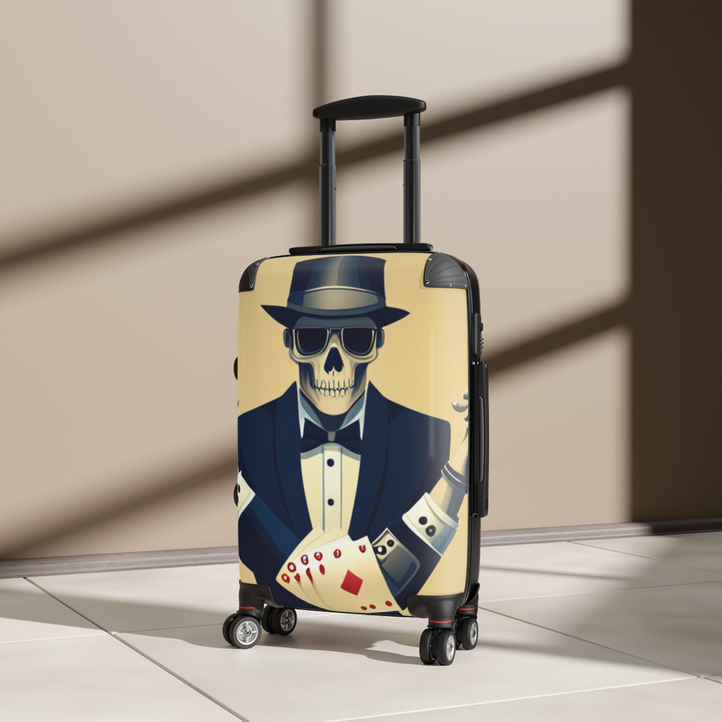 Gentlemen Suit Skeleton Suitcase