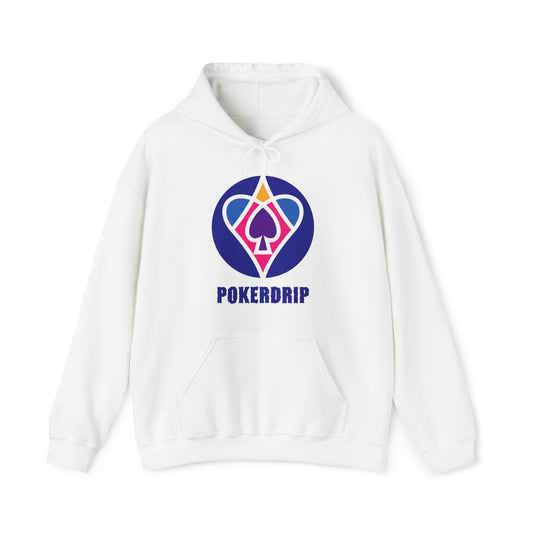 Poker drip logo Unisex Heavy Blend™ Hooded Sweatshirt