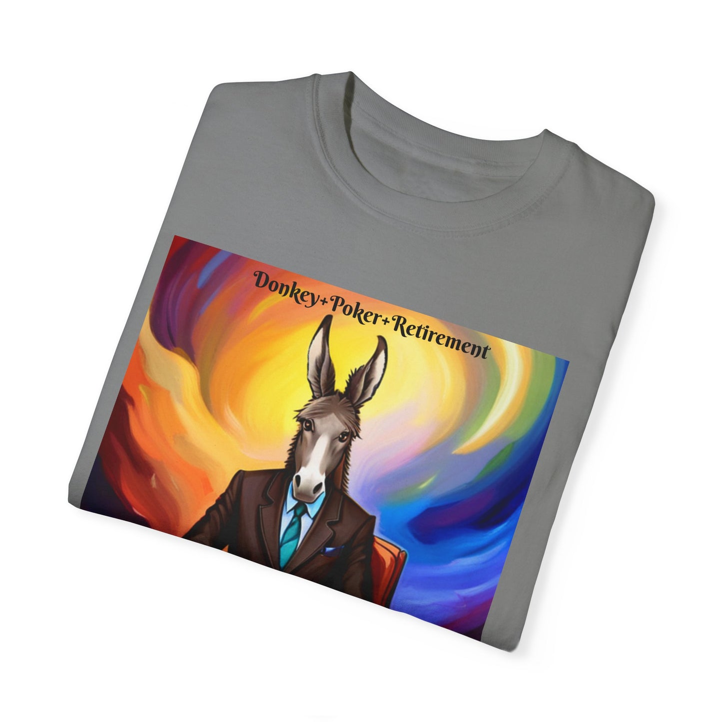 Donkey+Poker= Retirement" T-shirt