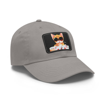 KOOL KAT Hat with Leather Patch (Rectangle)