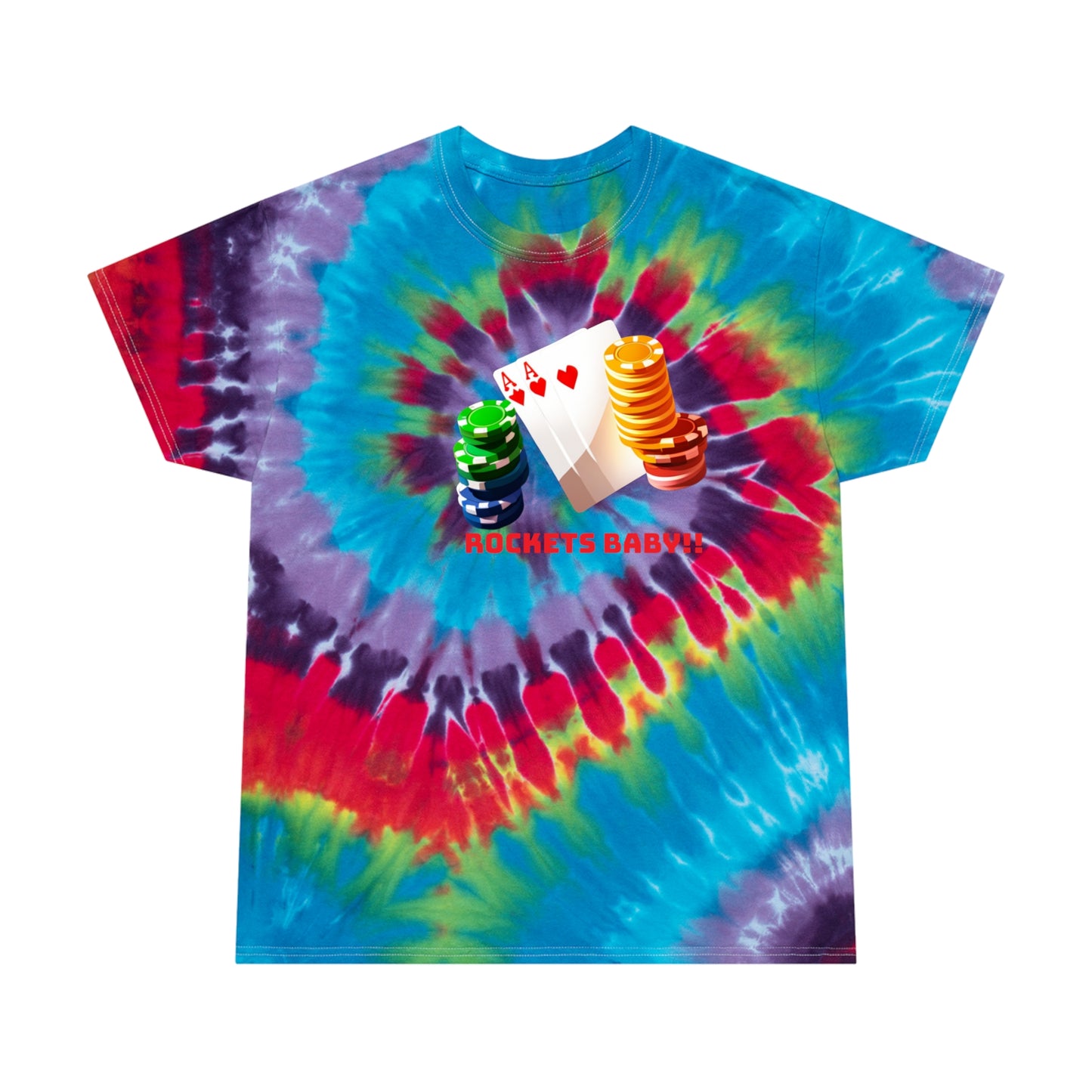 Rockets baby!! Tie-Dye Tee, Spiral