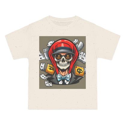 Halloween poker skull Beefy-T®  T-shirt