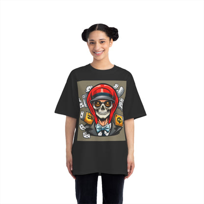 Halloween poker skull Beefy-T®  T-shirt