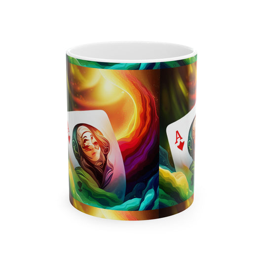 Poker theme Ace halloween Ceramic Mug