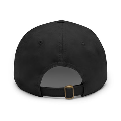 poker shark Hat with Leather Patch