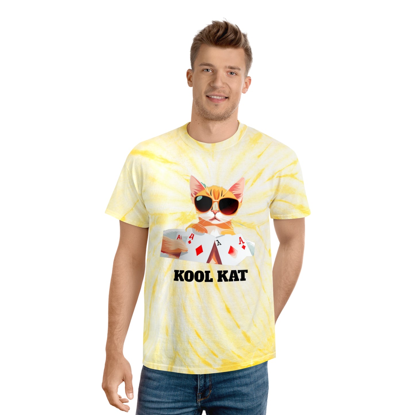 KOOL KAT Tie-Dye Tee, Cyclone